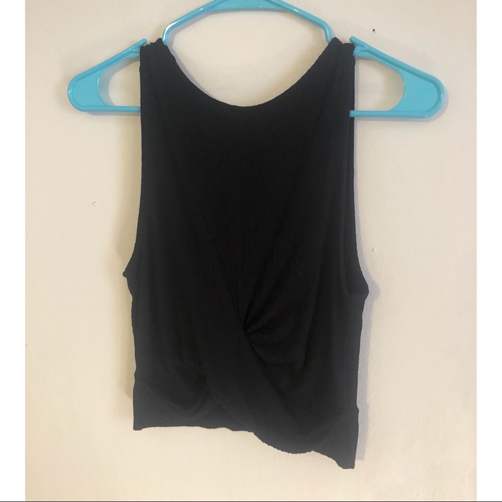 Black Crop Tank